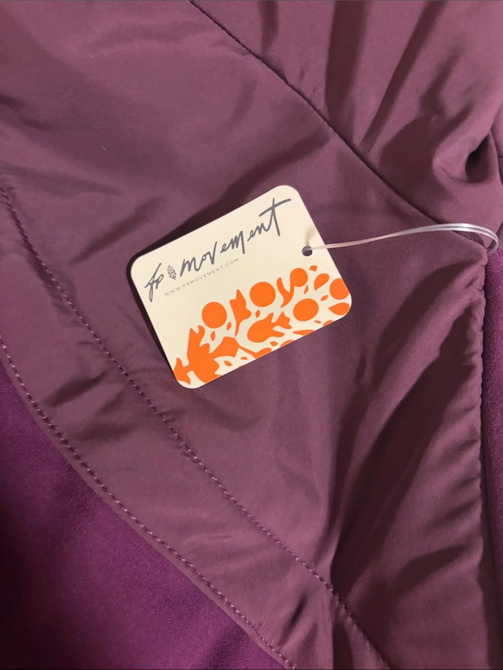NWT Free People 🍒 All Terrain Fleece Training Jacket in ‘Black Cherry’